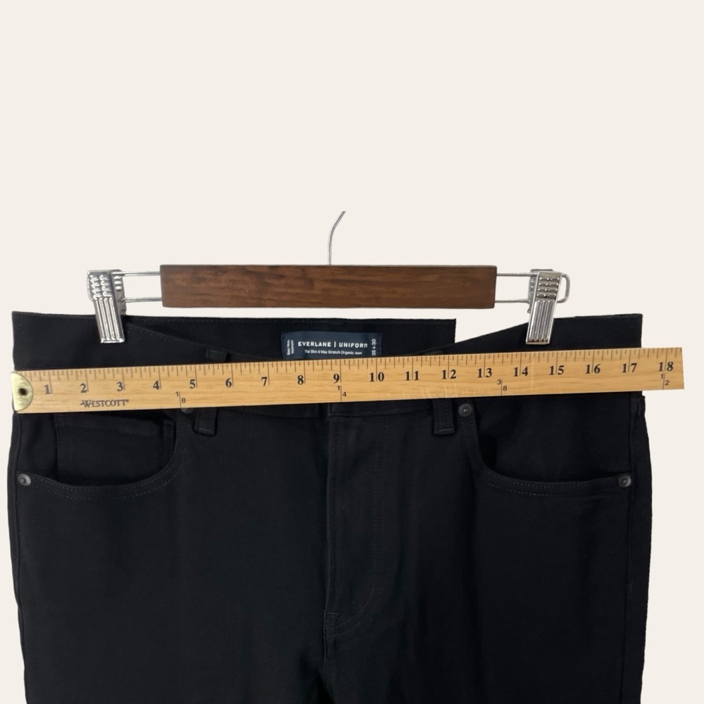 Everlane The Slim 4-Way Stretch Organic Uniform Jeans in‎ Black - Picture 8 of 8
